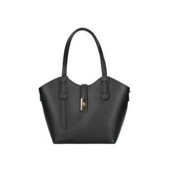 Geanta de dama, Giuly GT3789, piele naturala, Negru