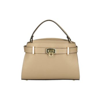 Geanta de dama, Ischia GT3787, piele naturala, Taupe