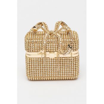 Geanta minaudiere cu cristale Vanity Case