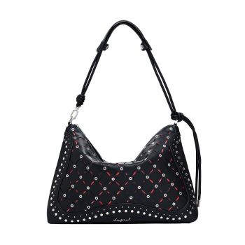 Medium cut out faux leather bag