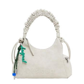 Medium ed logo bag with ruched handle