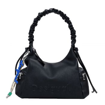 Medium ed logo bag with ruched handle