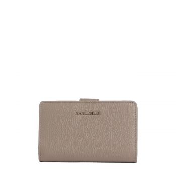 Metallic soft m compact wallet