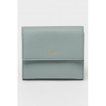 Portofel compact din piele Goccia