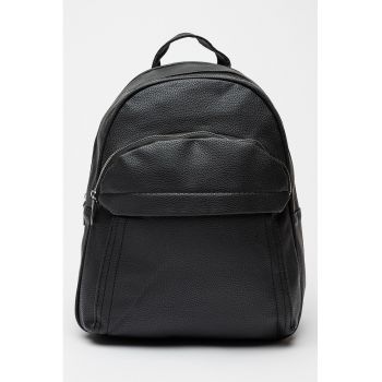 Rucsac de piele ecologica cu aspect texturat
