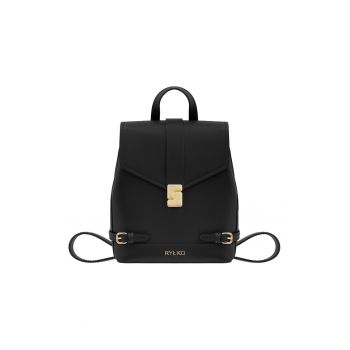 Rucsac din piele cu clapa