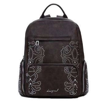 Small backpack with studded pockets