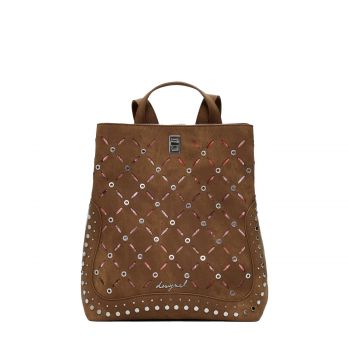 Small perforated backpack with studs