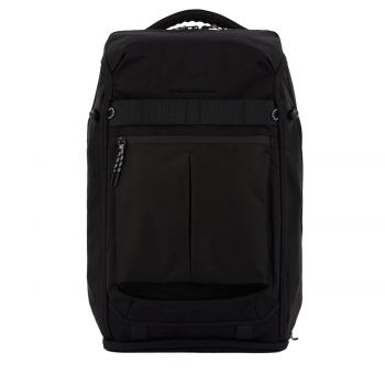 Convertible backpack duffel bag in recycled fabric