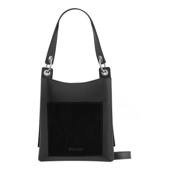 Geana tote de piele cu bareta detasabila