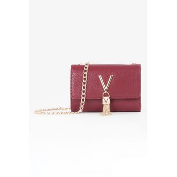 Geanta crossbody cu bareta din lant Divina