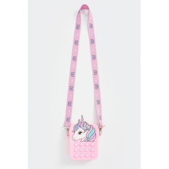 Geanta crossbody cu design unicorn