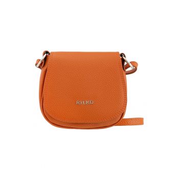Geanta crossbody de piele cu logo