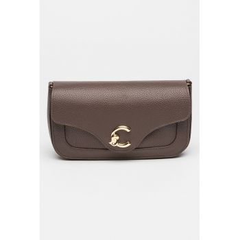 Geanta crossbody de piele cu model colorblock C-Me