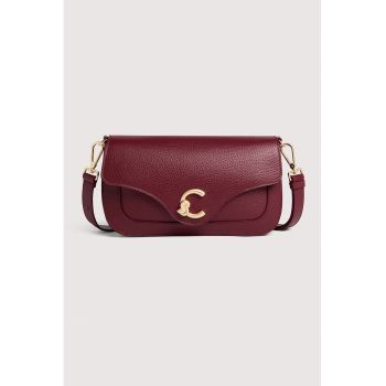 Geanta crossbody de piele cu model colorblock C-Me