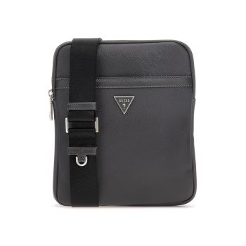 Geanta crossbody de piele ecologica cu logo Certosa