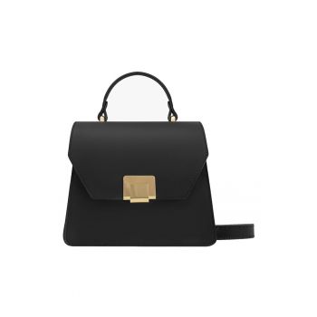 Geanta crossbody din piele cu bareta detasabila