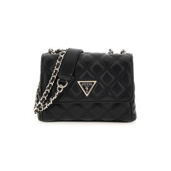 Geanta crossbody din piele ecologica cu aspect matlasat