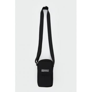 Geanta crossbody din textil cu clapa