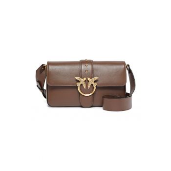 Geanta de piele cu clapa