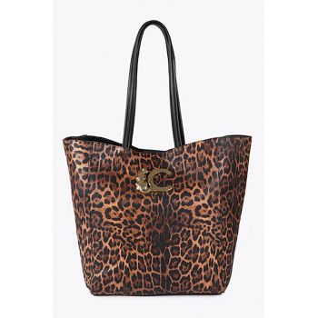Geanta shopper cu animal print