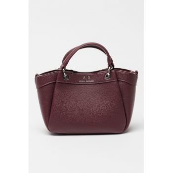 Geanta shopper cu bareta din material textil Wave