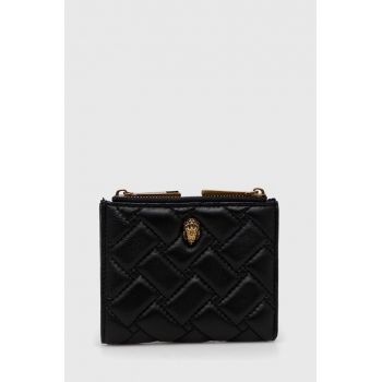 Kurt Geiger London portofel de piele femei, culoarea negru