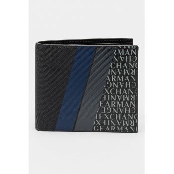 Portofel pliabil cu model colorblock