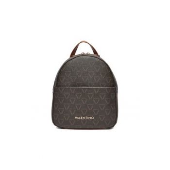 Rucsac dama  23 x 28 x 11 cm - piele ecologica - maro
