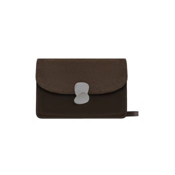 Ryłko - Geanta crossbody de piele cu bareta detasabila Torebka