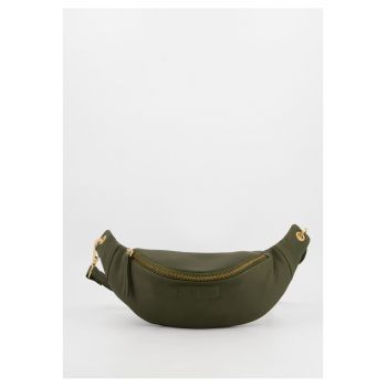 Borseta dama -  piele naturala - verde - 33x13x4cm