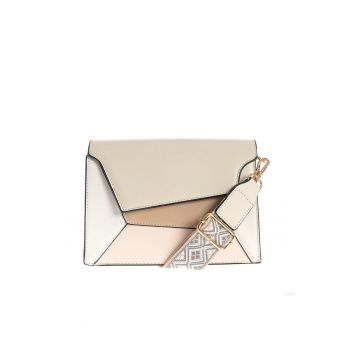 Geanta crossbody cu doua compartimente