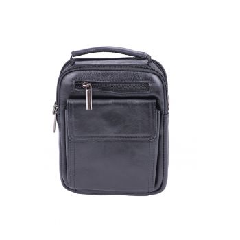 Geanta crossbody din piele naturala Smooth Carier