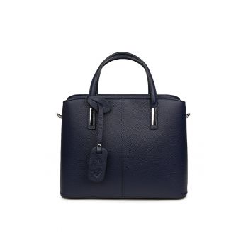 Geanta dama din piele naturala Gianna gri