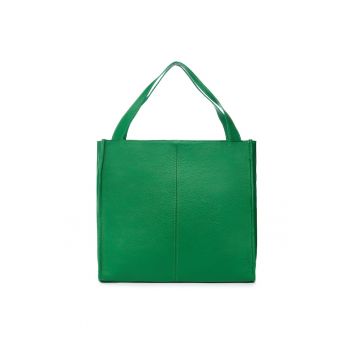 Geanta dama din piele naturala Naomi verde