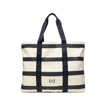 Geanta dama - Ea7 Emporio Armani - alb/negru - universala