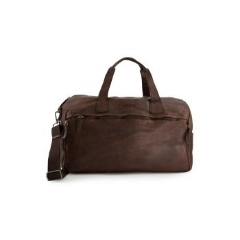 Geanta duffle unisex din piele