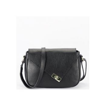 Geanta neagra din piele naturala 8911 128 18122