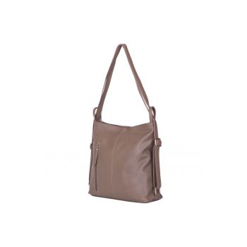 Geanta rucsac 2-in-1 din piele naturala Alesandra