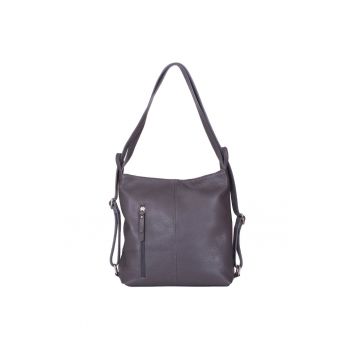 Geanta rucsac 2-in-1 din piele naturala Alesandra