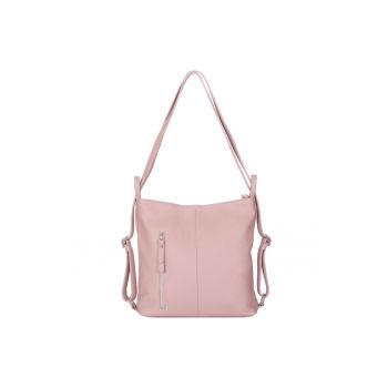Geanta rucsac 2-in-1 din piele naturala Alesandra