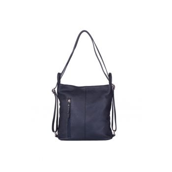 Geanta rucsac 2-in-1 din piele naturala Alesandra