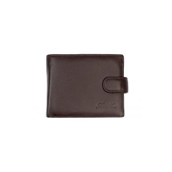 Portofel barbati din piele naturala maro Executive - protectie RFID