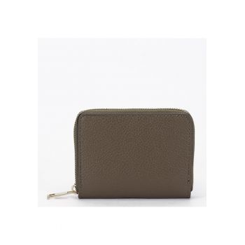 Portofel mic taupe din piele naturala 8912 07 18134