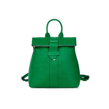 Rucsac din piele naturala Ricardo verde