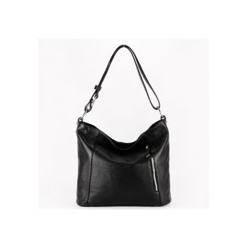 Geanta dama neagra din piele naturala 8913 131 18111