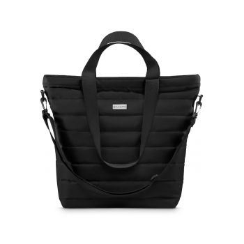 Geanta dama umar - Neagra - Shopper Matlasata - Dimensiuni 46x41x18 cm - ZG777