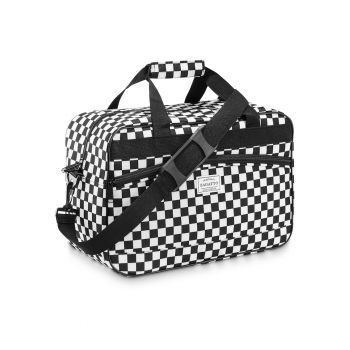 Geantă de voiaj -  alb-negru - 40x20x25cm - 20L