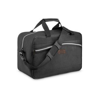 Geantă de voiaj  neagră - 40x20x25cm - 20L - atașabilă la troler