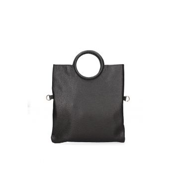 Geanta din piele cu maner Valora Chic